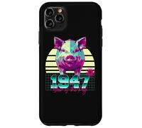 1947 Year of the Pig Birthday 80s Retro Chinese Zodiac Sign Case for iPhone 11 Pro Max