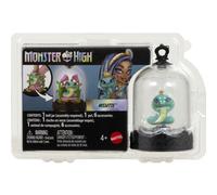 Monster High Pet Keychain with Animal Figures, Bell Jars with Snap and Play Themed Accessories, Buildable Terrariums for On-the-Go Display