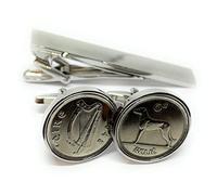 1948 Original Irish 6d Sixpence birthday/Anniversary Cufflinks ideal for a 78th birthday Tie Clip Set