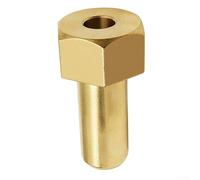 194997 Brass Nut Compatible with 53108900 Spring Cylinder for FNS for Quad DE Filter Assembly for Pool Spa Part 1.73 Inch Yellow 2 Pack(1pcs)
