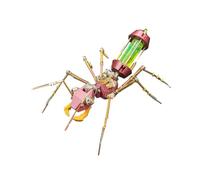 194PCS Cyber Venom Ant B Metal Assembly Model, 3D Cyberpunk Insect DIY Kit, Steampunk Desk Display Collectible for Adults
