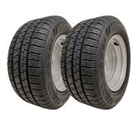195/55R10C Wanda WR301 Trailer Wheels 4 x 100 PCD High Speed 750kgs (Set of 2)