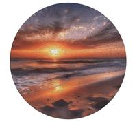 195 PCS Jigsaw Puzzle for Adults Personalized Picture Puzzle Beach Sunrise Customized Wooden Puzzle for Family, Birthday, Wedding, Game Nights Gifts Animal Alien Shape Puzzle