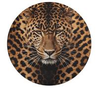 195 PCS Jigsaw Puzzle for Adults Personalized Picture Puzzle Depict A Leopard Customized Wooden Puzzle for Family, Birthday, Wedding, Game Nights Gifts Animal Alien Shape Puzzle
