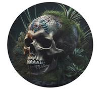 195 PCS Jigsaw Puzzle for Adults Personalized Picture Puzzle Skull and Plants Customized Wooden Puzzle for Family, Birthday, Wedding, Game Nights Gifts Animal Alien Shape Puzzle