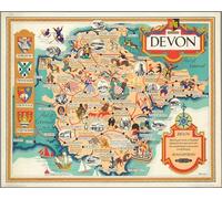 1950 British Rail map of Devon