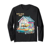 1950s A Day at the Beach Long Sleeve T-Shirt
