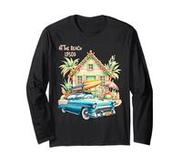 1950s A Day at the Beach Long Sleeve T-Shirt