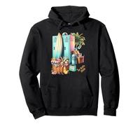 1950s A Day at the Beach Pullover Hoodie