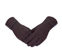 1950s Accessories For Women Gifts For Ladies Women S Touchscreen Gloves Winter Warm Thermal Soft Lined Thick Texting Gloves Windproof Driving Black Long Silk Liner (Brown,A)