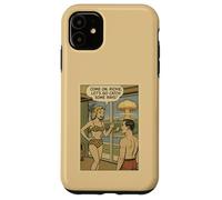 1950s Bikini Woman Catch Some Rays Atomic Bomb Comic Joke Case for iPhone 11
