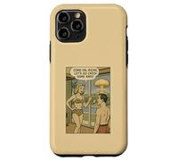 1950s Bikini Woman Catch Some Rays Atomic Bomb Comic Joke Case for iPhone 11 Pro