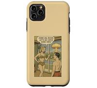 1950s Bikini Woman Catch Some Rays Atomic Bomb Comic Joke Case for iPhone 11 Pro Max