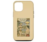 1950s Bikini Woman Catch Some Rays Atomic Bomb Comic Joke Case for iPhone 12/12 Pro
