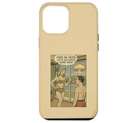 1950s Bikini Woman Catch Some Rays Atomic Bomb Comic Joke Case for iPhone 12 Pro Max