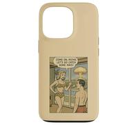1950s Bikini Woman Catch Some Rays Atomic Bomb Comic Joke Case for iPhone 13 Pro