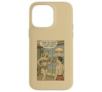 1950s Bikini Woman Catch Some Rays Atomic Bomb Comic Joke Case for iPhone 14 Pro Max
