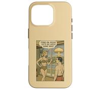 1950s Bikini Woman Catch Some Rays Atomic Bomb Comic Joke Case for iPhone 16 Pro