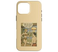1950s Bikini Woman Catch Some Rays Atomic Bomb Comic Joke Case for iPhone 16 Pro Max
