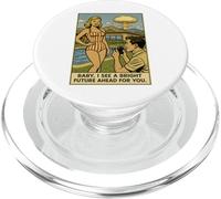 1950s Blonde Swimsuit Model Photographer Funny Atom Bomb PopSockets PopGrip for MagSafe