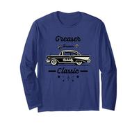 1950s Classic American Car Rockabilly Greaser Long Sleeve T-Shirt