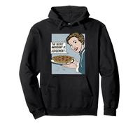 1950s Housewife illustration. Silently Judging. Pullover Hoodie