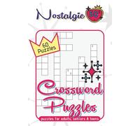 1950s Nostalgic Crossword Puzzle Book: Crossword Puzzles with Easy to Read Print about the Nifty 50s, 1950s Pop Culture, 50s Nostalgia and More | 6x9 ... Gift for Vacations, Holidays, and Relaxation