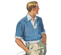 1950s Pattern, Men's Sports Shirt in Three Styles - Chest: 38-40" (97-102cm)