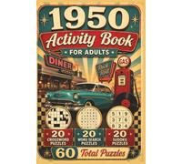 1950s Puzzle Book for Adults: Retro Nostalgia, Vintage Americana, Classic Cars, Rock and Roll, Diners, TV Memories, Mid-Century Brain Games: 60 ... Word Searches • 20 Sudoku • Answers • 6 x 9