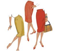 1950's Sewing Pattern 'Easy to Sew' Pencil Skirt - Waist 30" (76cm)