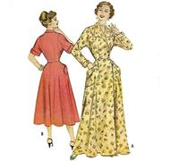1950s Sewing Pattern: Housecoat, Robe, Dressing Gown, Dress - Bust 38” (96.5cm)