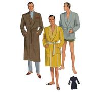 1950s Sewing Pattern, Men's Dressing Gown, Smoking Jacket - Chest: 38-40” (95.5-101.6 cm)