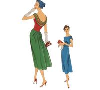 1950's Sewing Pattern: Vogue Elegant Evening Dress - Bust 38” (97cm)