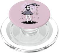 1950s UFO Girl Retro Sci Fi Vintage Aesthetic PopSockets PopGrip for MagSafe