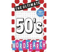 1950's Word Search Puzzle Book: Easy to Read Print about the Fifties, Fashion, Music and More | 6x9 inches, 110 pages | 50+ Puzzles … Gifts for Vacations, Holidays, and Stress Relief