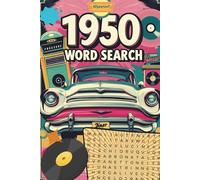 1950s Word Search Puzzle Book: Word Searches with Easy to Read Print about the 1950s, 1950s fashion, 1950s culture, and more | 6x9 inches, 110 pages | ... gift for Vacations, Holidays and Free Times