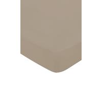1951 'Luxury 400 Thread Count' Cotton Sateen Fitted Sheet in Beige | Size: King Fitted 1951 Beige King Fitted
