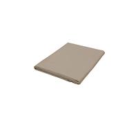1951 'Luxury 400 Thread Count' Cotton Sateen Flat Sheet in Beige | Size: Super King Flat 1951 Beige Super King Flat