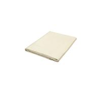 1951 'Luxury 400 Thread Count' Cotton Sateen Flat Sheet in Off-White | Size: King Flat 1951 Off-White King Flat