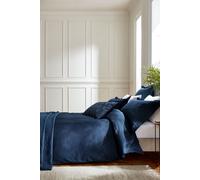 1951 'Osaka' Cotton Duvet Cover in Midnight | Size: Double 1951 Midnight Double