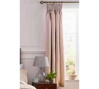 1951 'Reza' Jacquard Lined Curtains in Pink | Size: 167 cm width x 183 cm drop 1951 Pink 167 cm width x 183 cm drop
