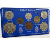 1954 British Coin Gift Set (Retro 72nd Birthday Year of Birth or Wedding Anniversary Present)