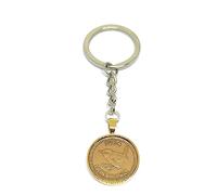 1954 Solid Keyring Farthing 72nd Birthday 72nd birthday gifts GLD