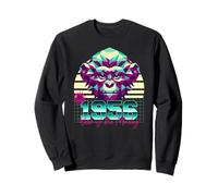 1956 Year of the Monkey 80s Retro Vaporwave Chinese Zodiac Sweatshirt