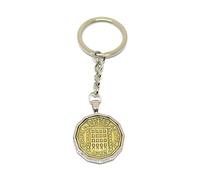 1957 69th Birthday Keyring-Threepence Keyring- Mum, Dad, Brother, Sister- 69th Birthday-Coin Keyring, Threepence Coin, 69th Anniversary SLV
