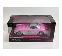 1957 Chevrolet Corvette Pink 1:24 Scale Pink Slips Jada 253293018