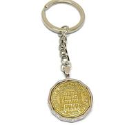 1958 68th Birthday Keyring-British Threepence Keyring- Mum, Dad, Brother, Sister- 68th Birthday-Coin Keyring, Threepence Coin, 68th Anniversary SLV