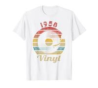 1958 Vinyl Retro Record Vintage Music T-Shirt, Men, White, Medium