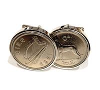 1959 Original Irish 6d Sixpence birthday/Anniversary Cufflinks ideal for a 67th birthday