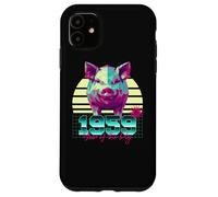 1959 Year of the Pig Birthday 80s Retro Chinese Zodiac Sign Case for iPhone 11